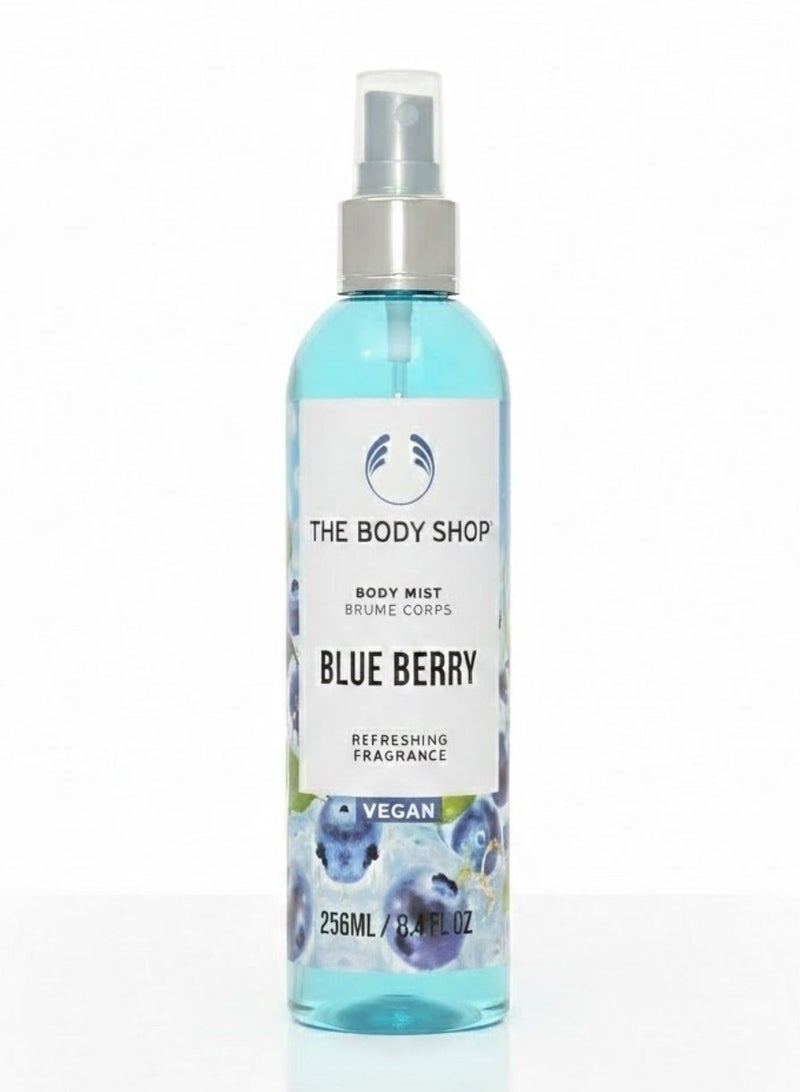 THE BODY SHOP BlueBerry Body Mist Refreshing Fragrance 236ml - Image 1